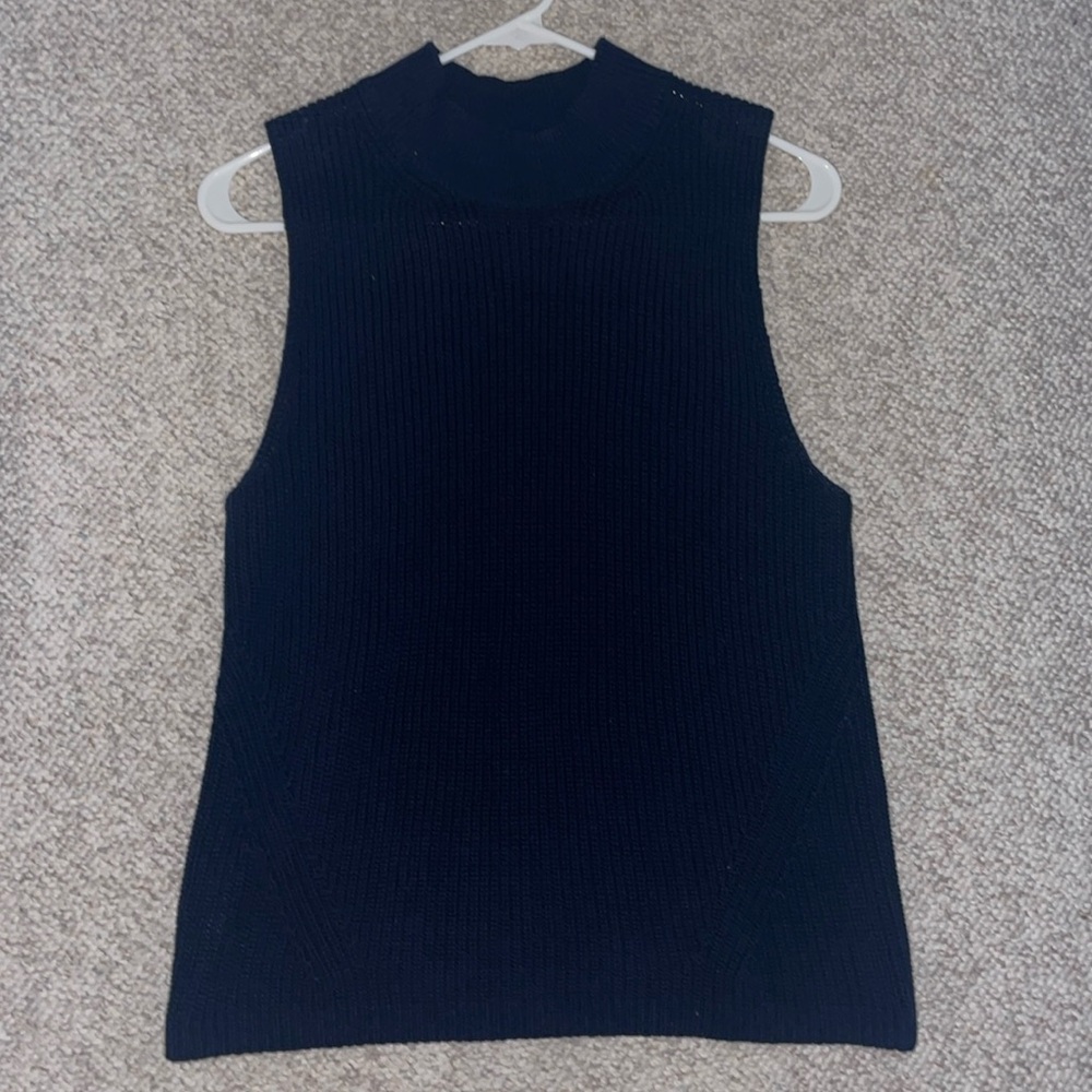 Dark Navy Turtleneck Sweater